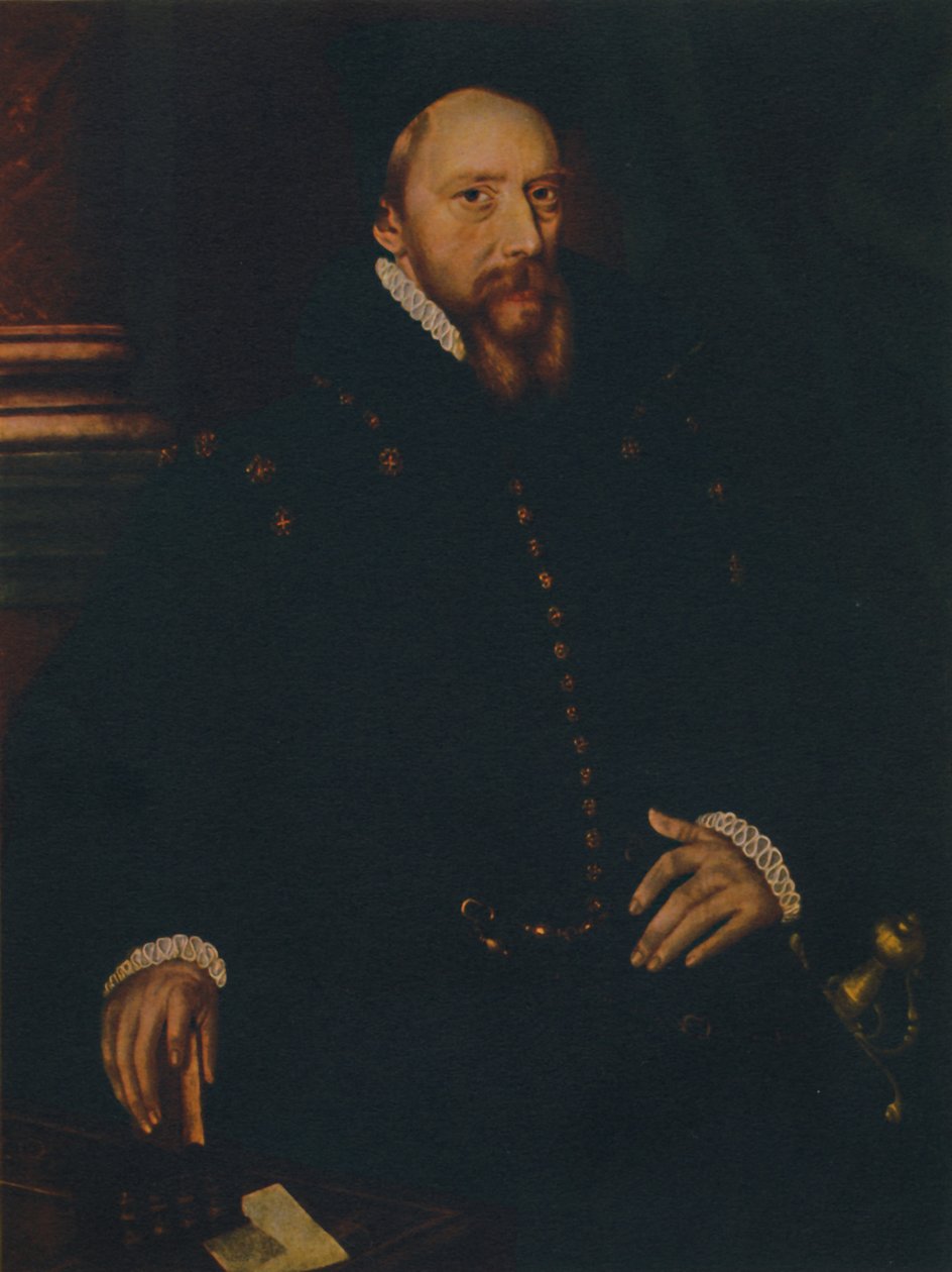 William Cecil, Lord Burghley, midden 16e eeuw, 1941 door Unbekannt