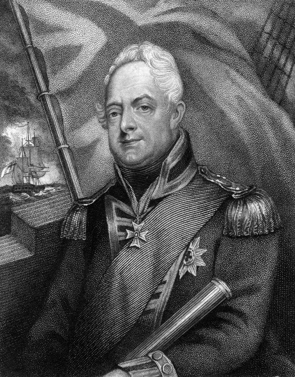 William IV van het Verenigd Koninkrijk, 19e eeuw door Unbekannt