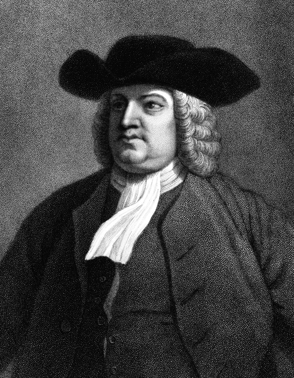William Penn, Engels lid van de Society of Friends, bekend als Quakers door Unbekannt
