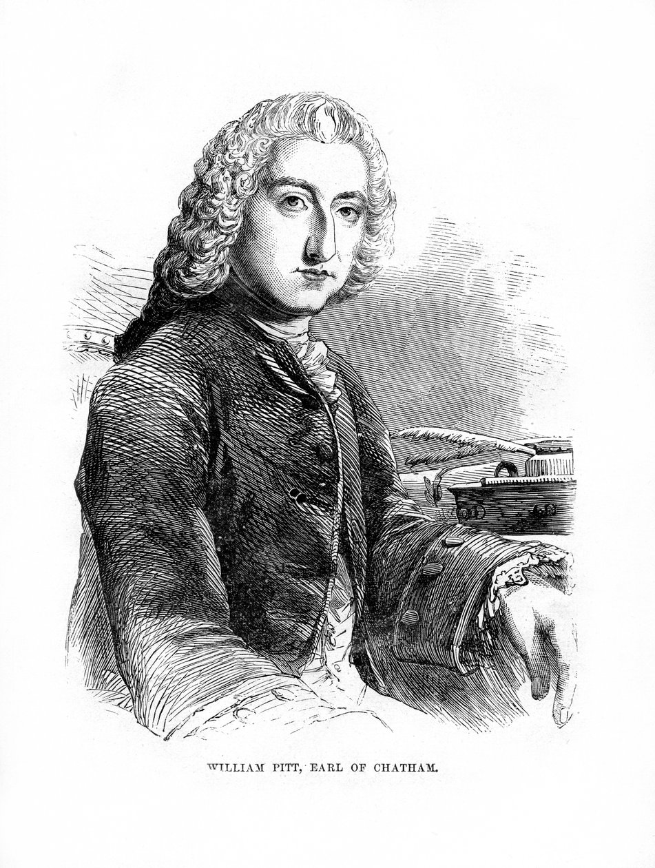 William Pitt, 1e Graaf van Chatham, Britse Whig staatsman, 1872 door Unbekannt