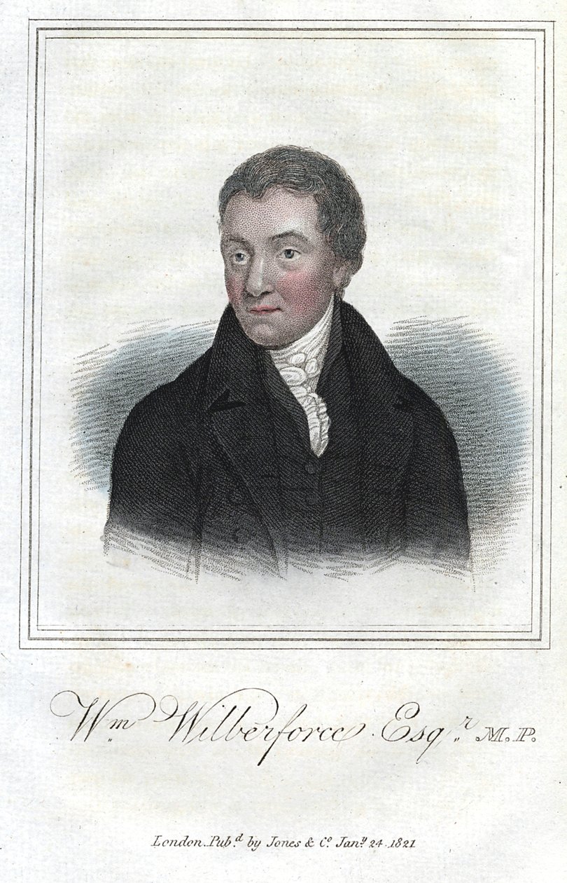 William Wilberforce, Engelse anti-slavernij campagnevoerder, 1821 door Unbekannt