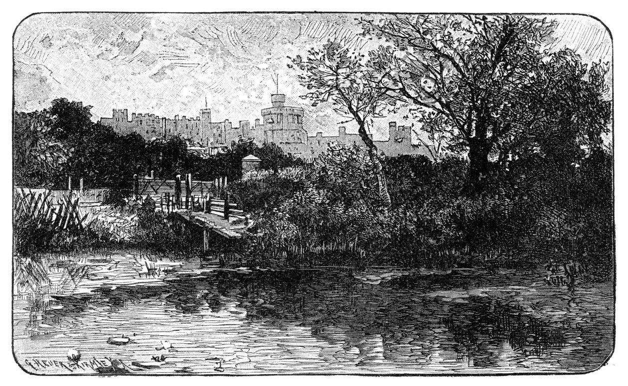 Windsor Castle, Berkshire, 1900 door Unbekannt