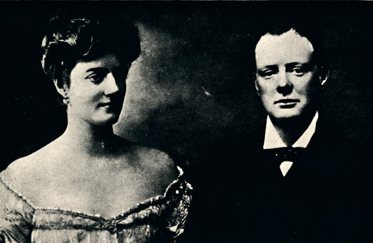 Verloving van Winston Churchill, ca. 1908, 1945 door Unbekannt