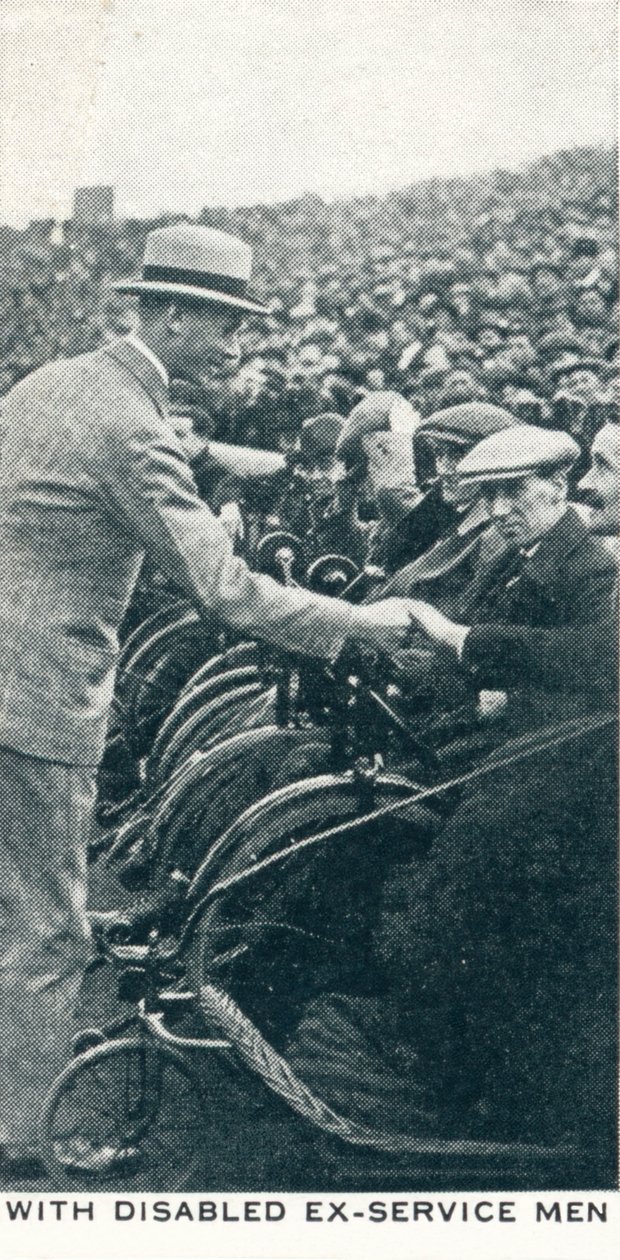 Met gehandicapte ex-dienstmannen, 1922 1937 door Unbekannt
