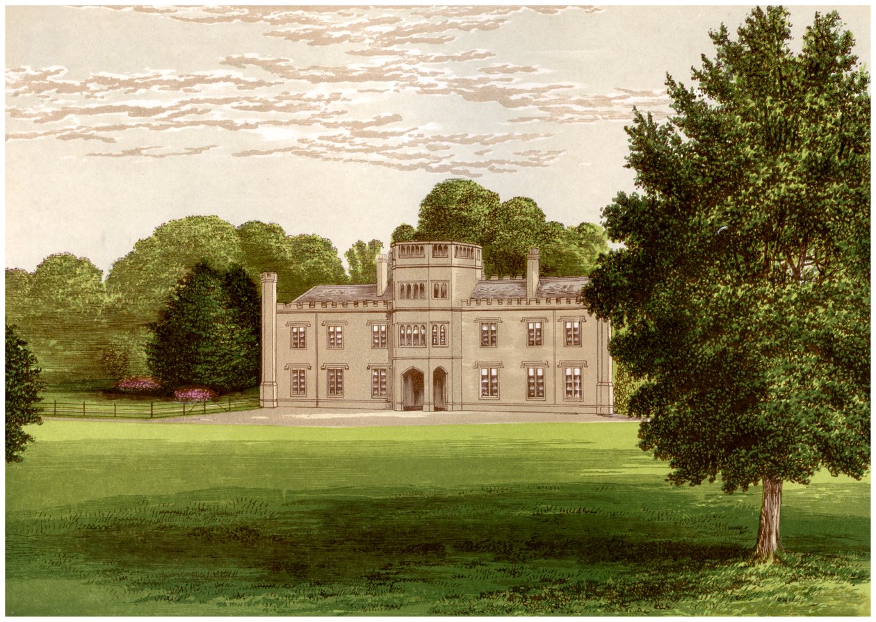 Wolseley Hall, Staffordshire, huis van Baronet Wolseley door Unbekannt