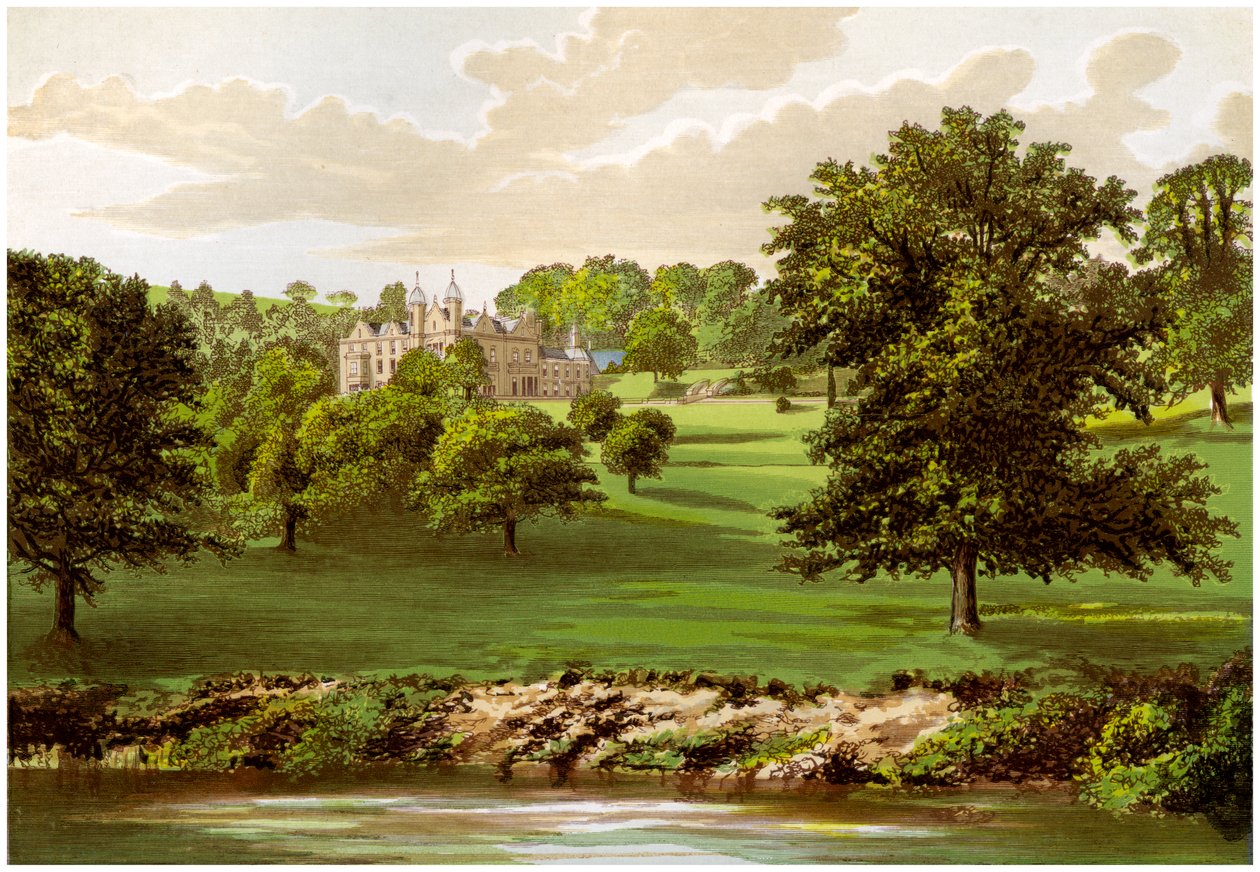 Wyaston Leys, Herefordshire, huis van de familie Bannerman, ca. 1880 door Unbekannt