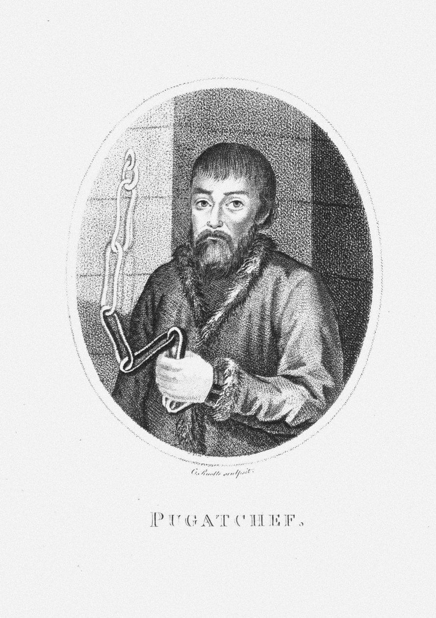 Yemelyan I. Pugachev reist in Polen, Rusland, Zweden en Denemarken door William Coxe, 1802 door Unbekannt
