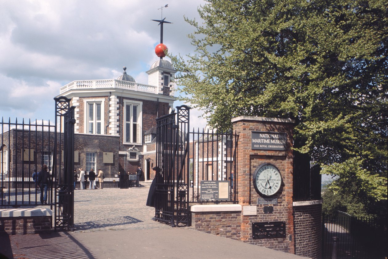 Ingang van het National Maritime Museum door Unbekannt Unbekannt