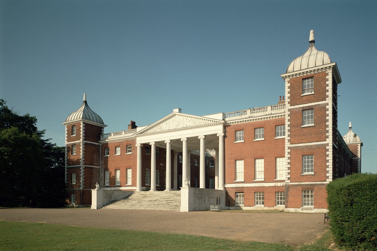 Exterieur van de oostkant, Osterley Park, Middlesex door Unbekannt Unbekannt