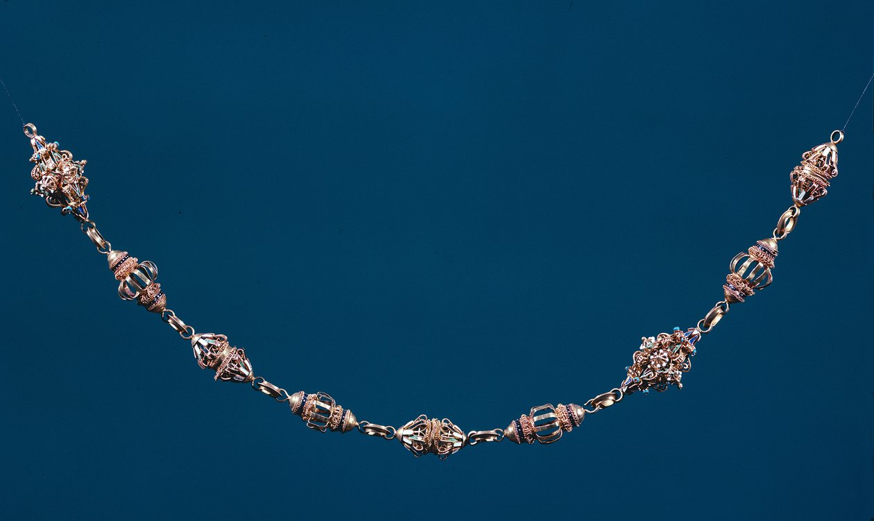 Fragmenten van de ketting van Sigismund III van Polen, ca. 1587 door Unbekannt Unbekannt