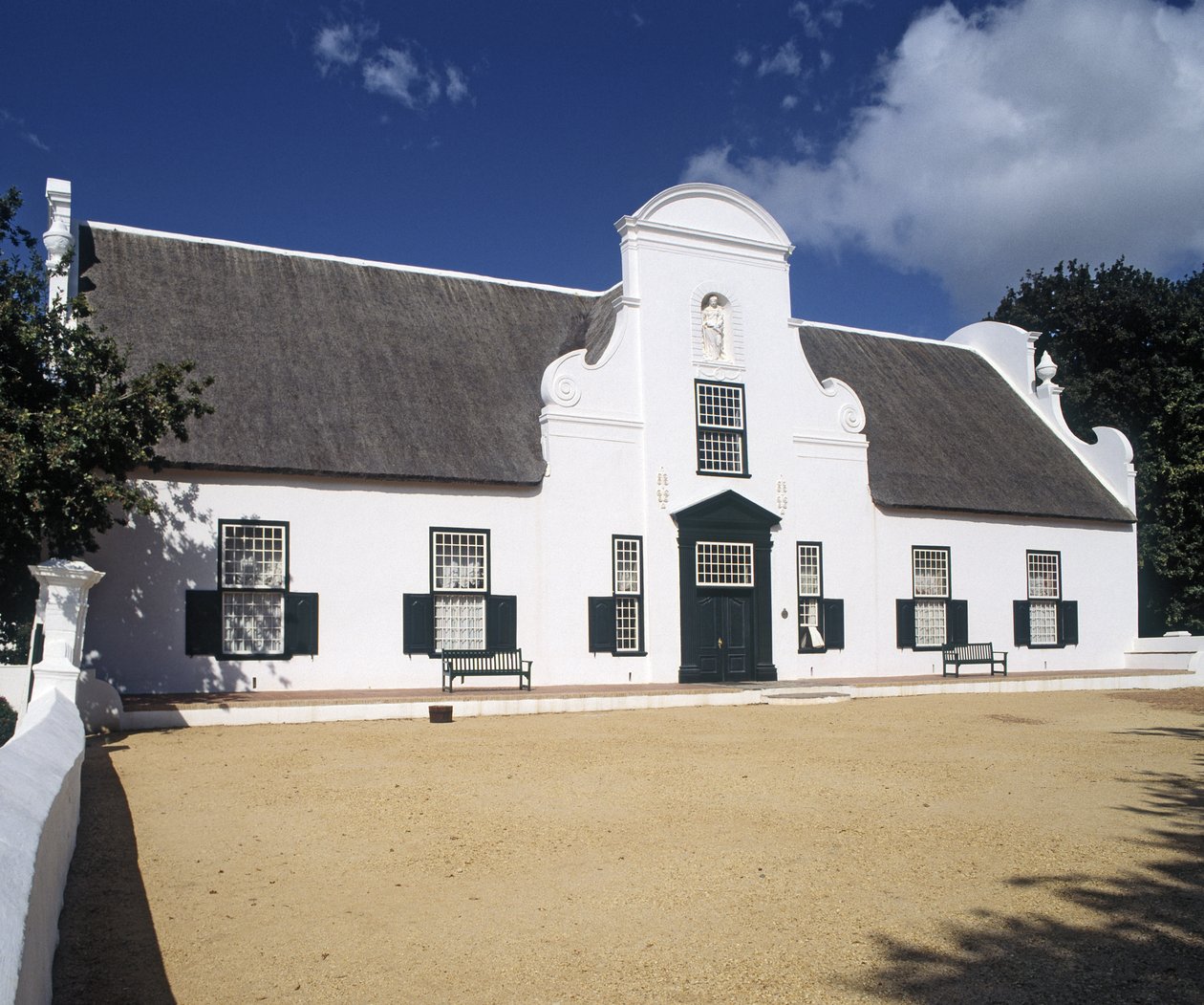 Boerderij bij Kirstenbosch door Unbekannt Unbekannt