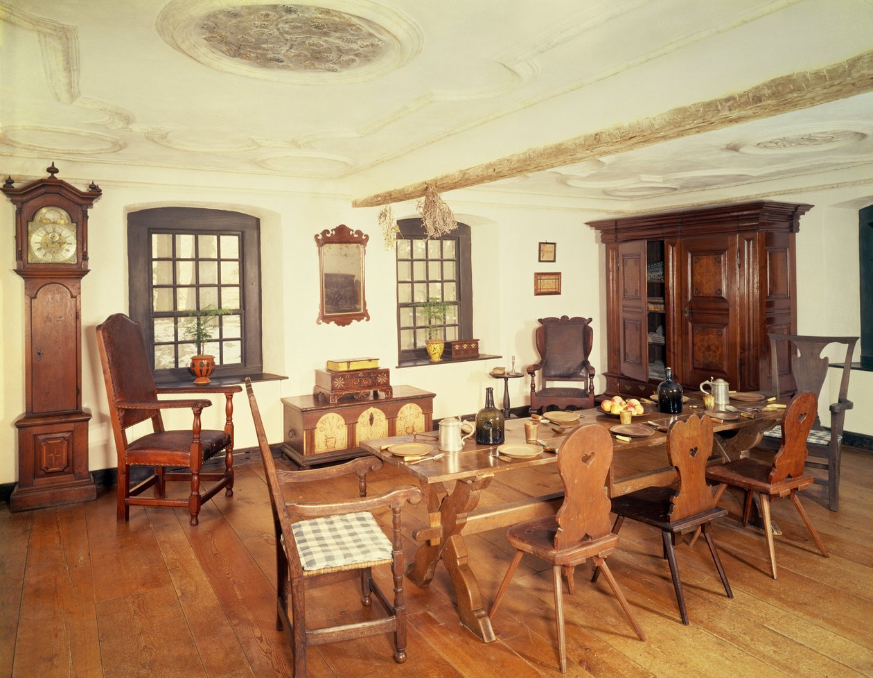 Kershner Salon, Wernersville, Pennsylvania, 1755 door Unbekannt Unbekannt