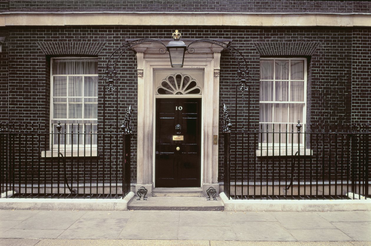 Nummer 10, Downing Street, Londen door Unbekannt Unbekannt