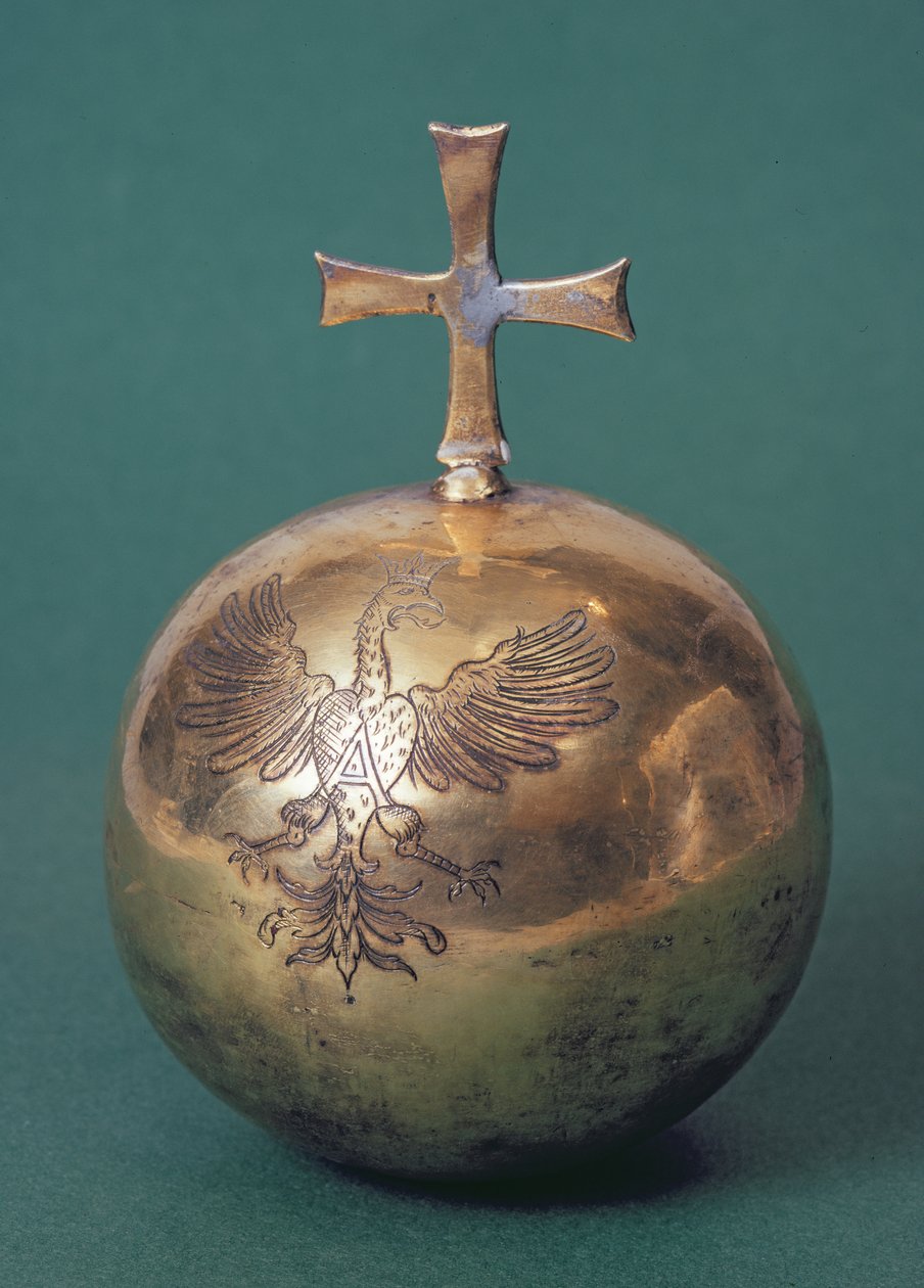 Orb van koningin Anne Jagiellon, besteld door koningin Anne als onderdeel van haar kroningsregalia, ca. 1572 door Unbekannt Unbekannt