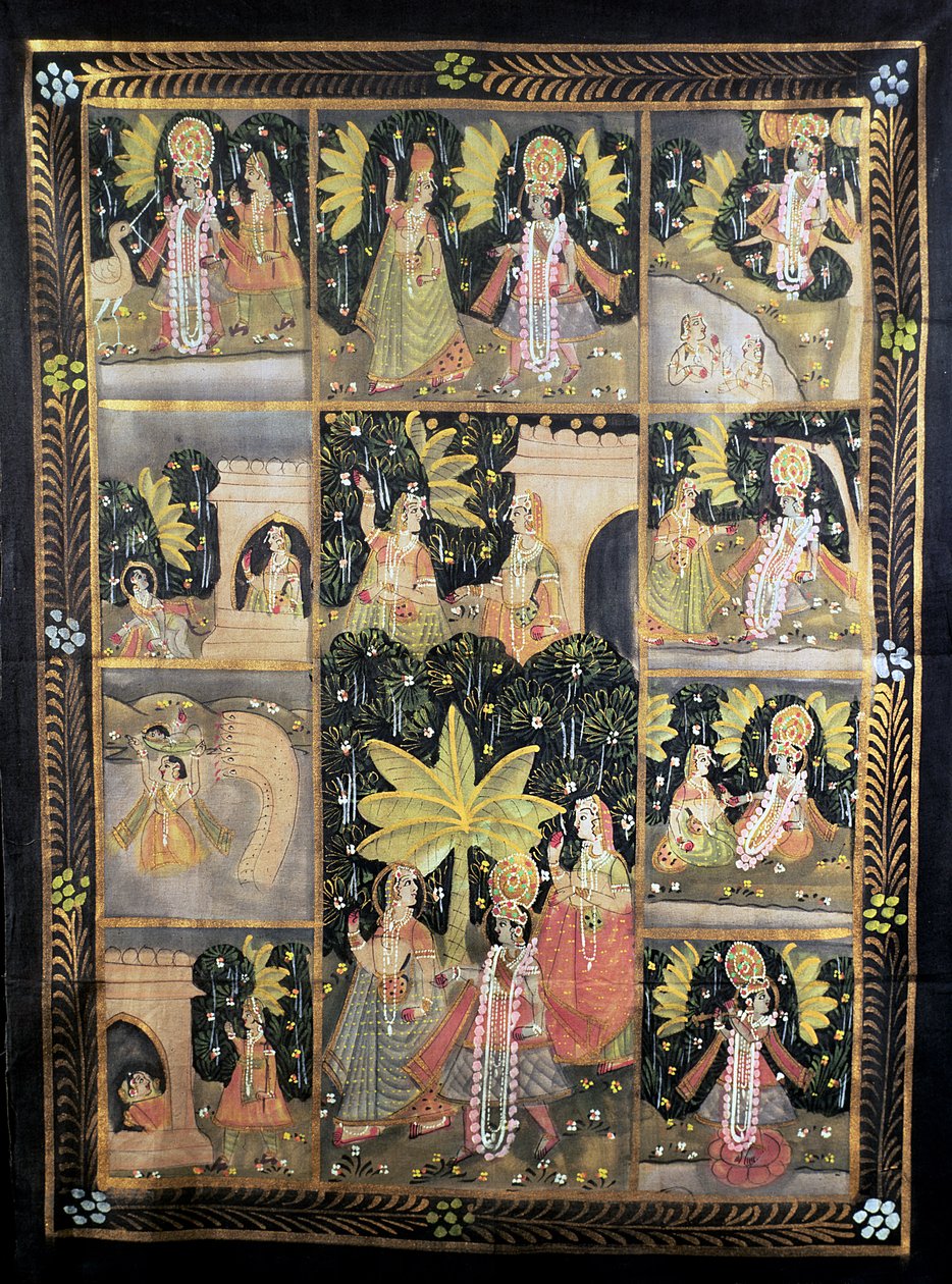 Het Verhaal van Krishna en zijn Tien Incarnaties door Unbekannt Unbekannt