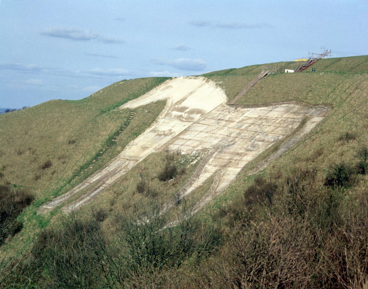 Het Westbury White Horse door Unbekannt Unbekannt