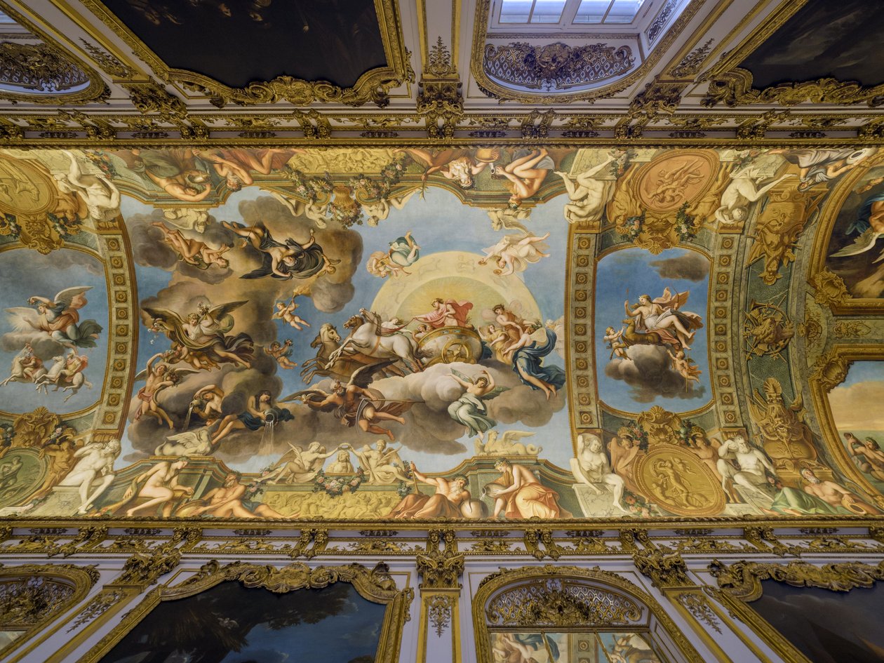 Allegorie van de Zon of symbolisering van de geboorte van de Zonnekoning door Unbekannt Unbekannt