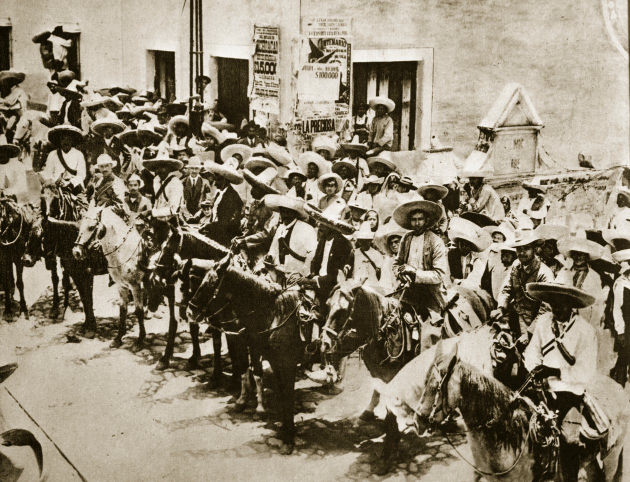 Zapata en zijn mannen, 1910 door Unbekannt Unbekannt