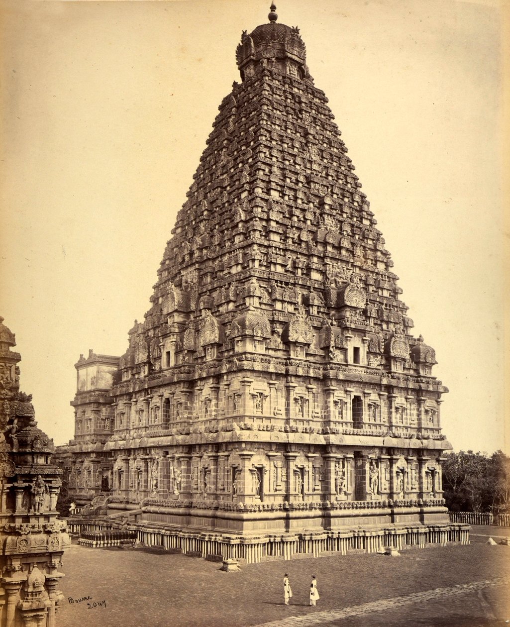 Een grote pagode in India door Unbekannter Künstler