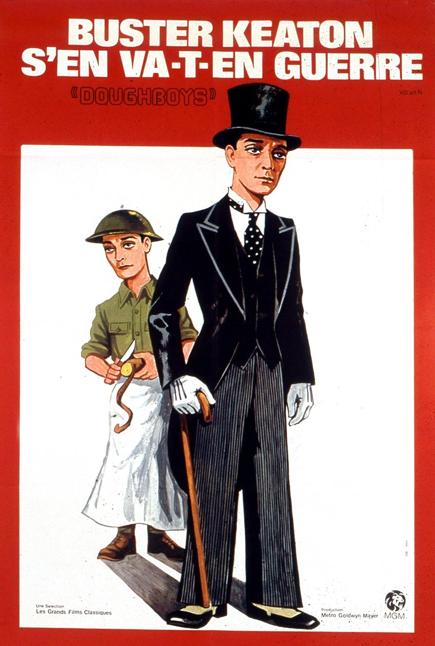Affiche van de film Doughboys met Buster Keaton en Sally Eilers 1930 door Unbekannt