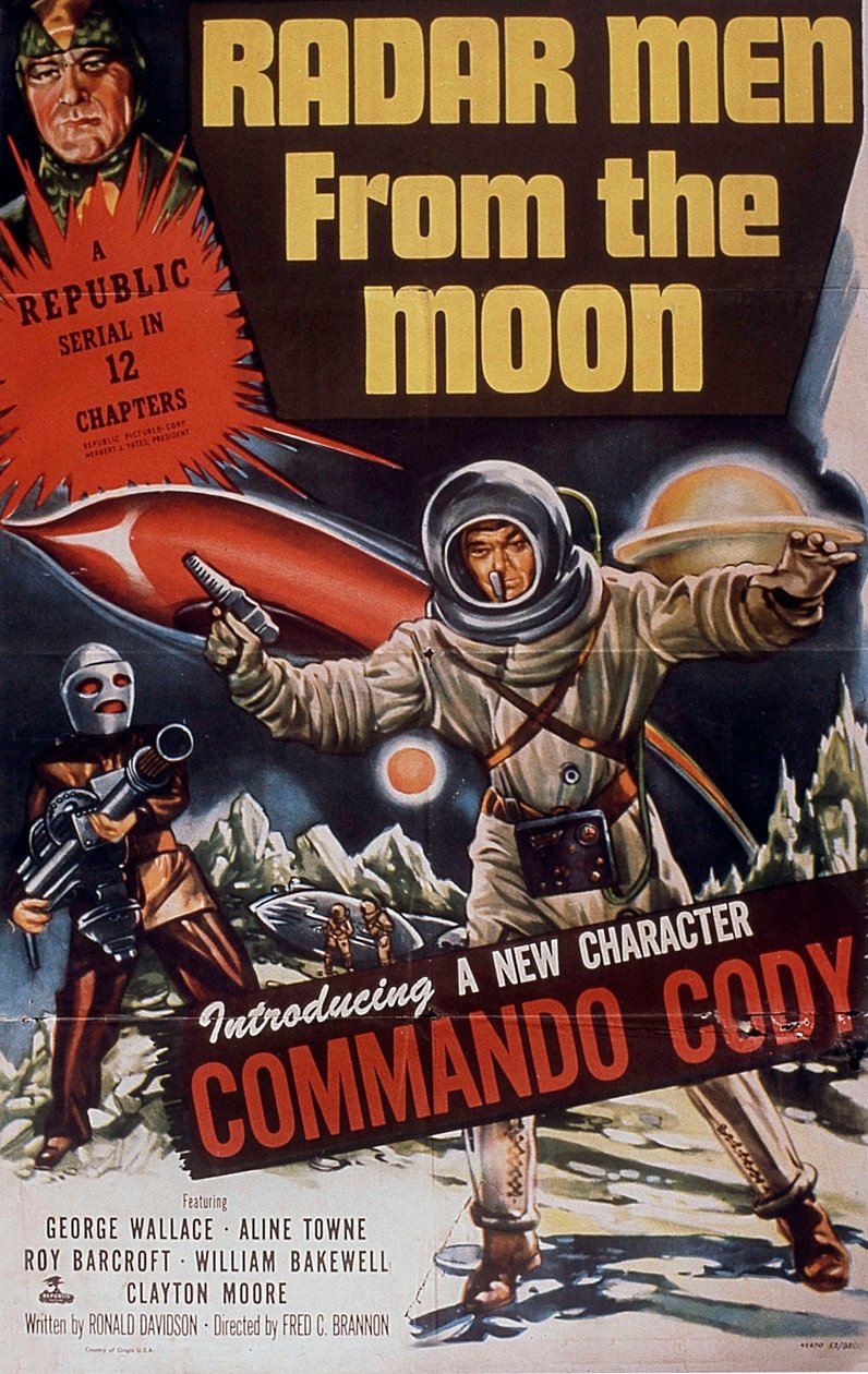 Affiche van de film Radar men from the moon met George Wallace, Aline Towne en Roy Barcroft 1952 door Unbekannt