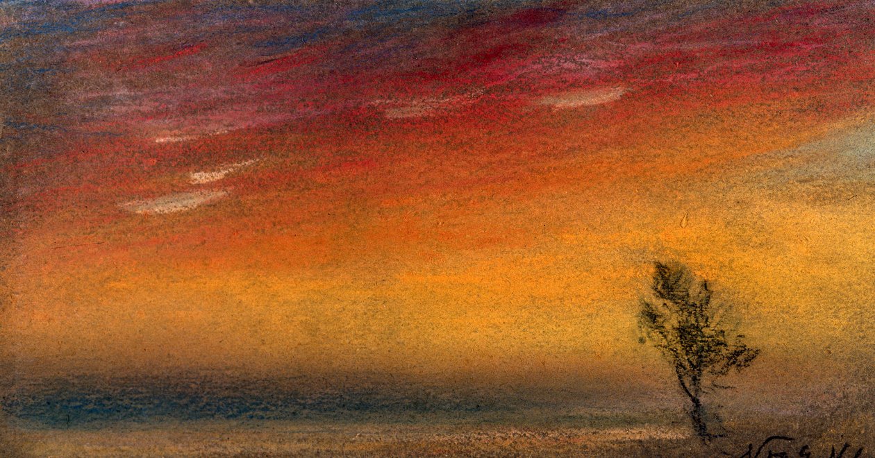 Nagloed veroorzaakt door de uitbarsting van Krakatoa, 9 november 1883 door Unbekannter Künstler