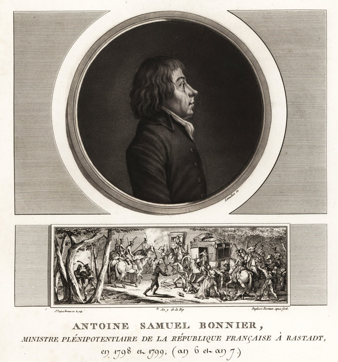 Antoine Samuel Bonnier, Gevolmachtigd Minister van de Franse Republiek door Unbekannt