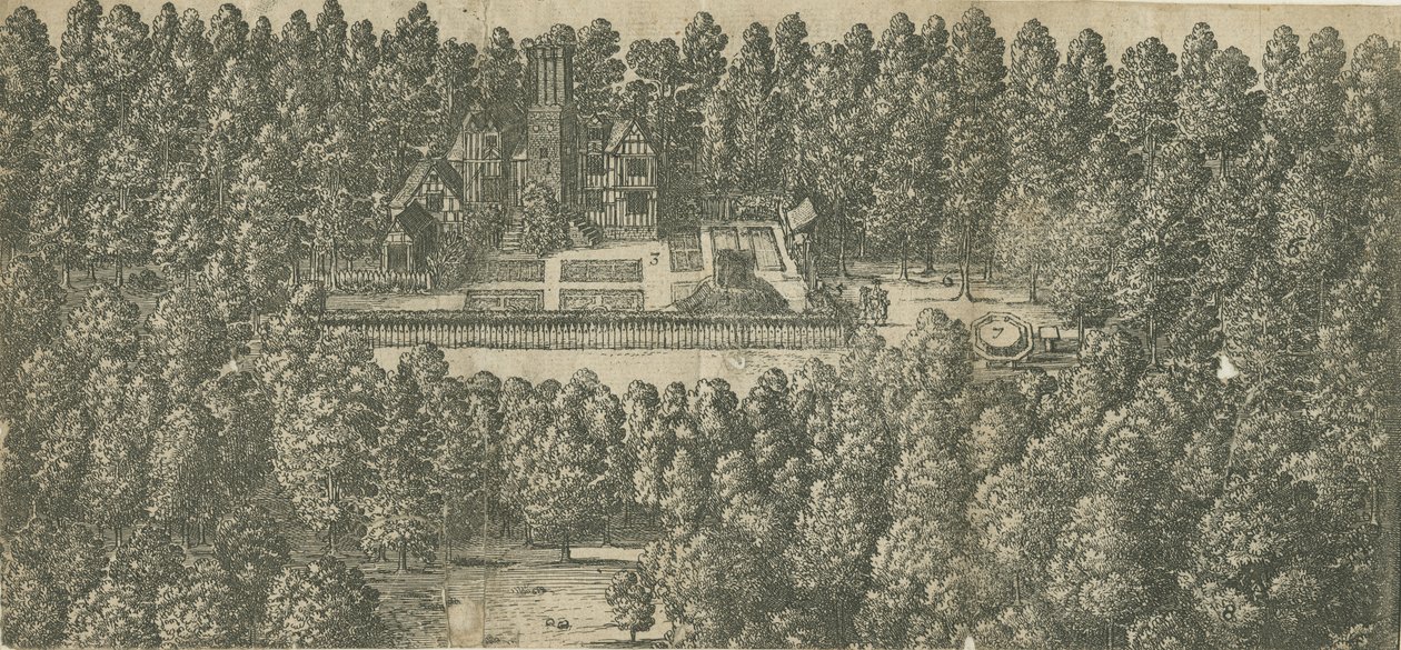 Boscobel Huis door Unbekannt