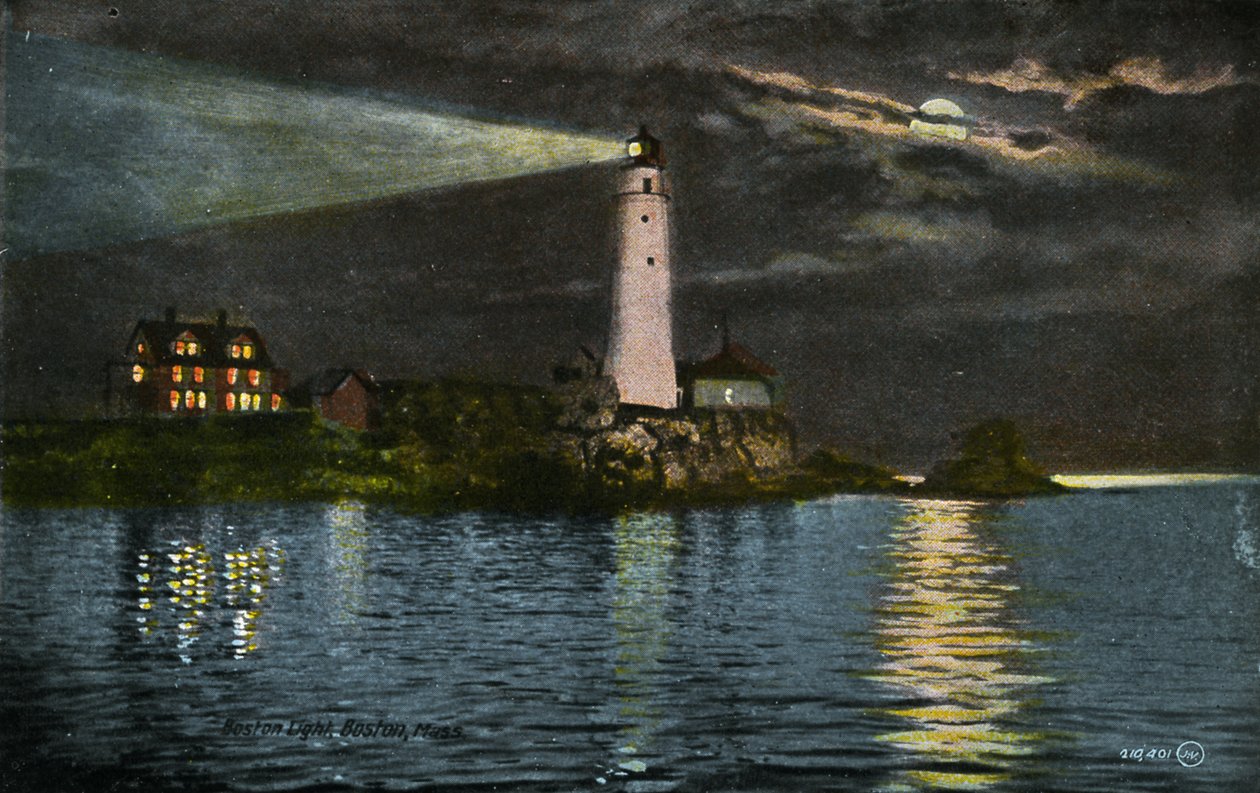 Boston: Boston Light door Unbekannter Künstler