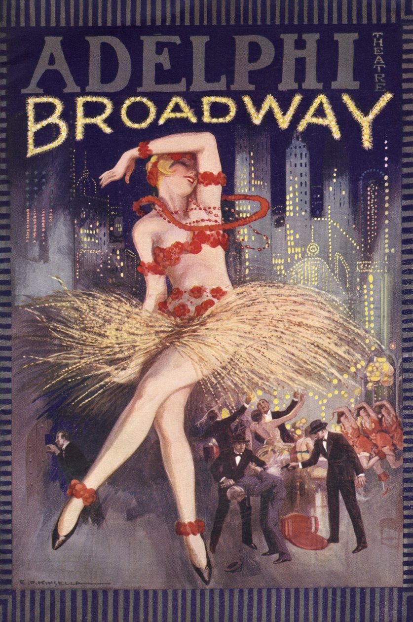 Broadway, in het Adephi Theater, Londen door Unbekannter Künstler