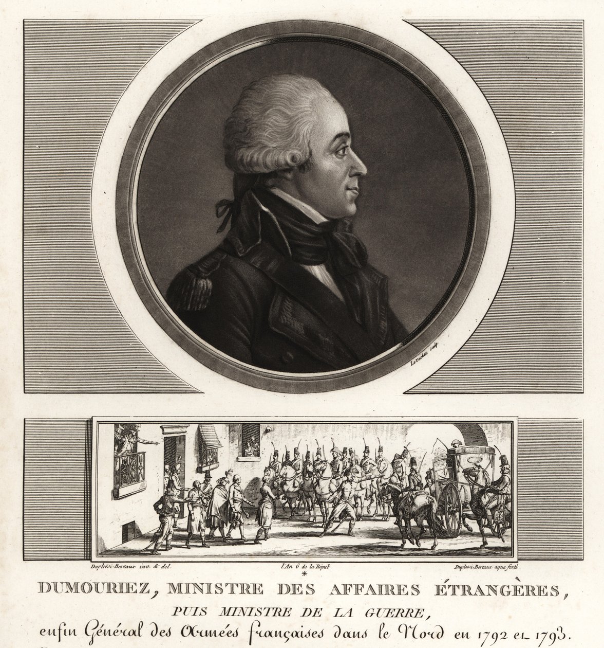 Charles-Francois du Perier Dumouriez, Franse generaal tijdens de Franse Revolutionaire Oorlogen door Unbekannt