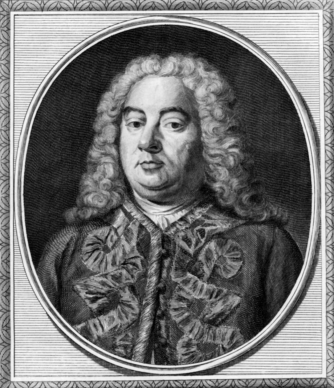 Componist George Handel, Londen, ca. 1750 door Unbekannt