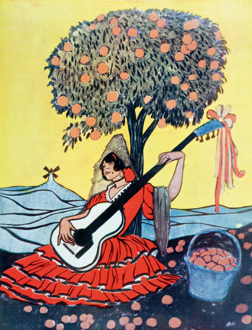 "Españolada", Alles Spaans, naar een werk van Francisco Sancha, uit La Esfera door Unknown
