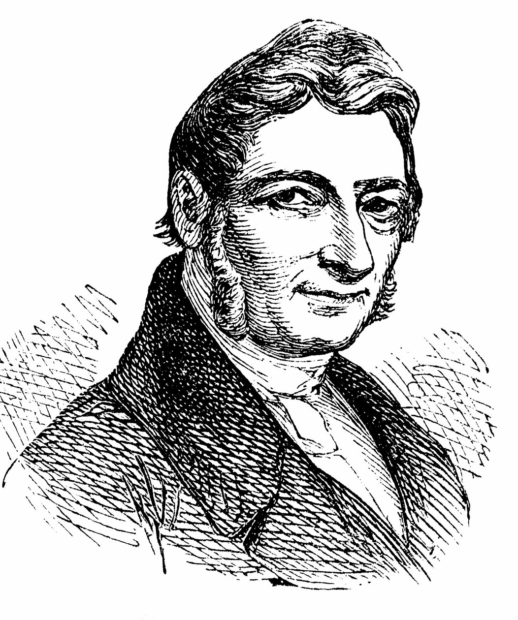 Franz Xaver Gabelsberger (1789-1849) uitvinder van een stenosysteem door Unbekannter Künstler