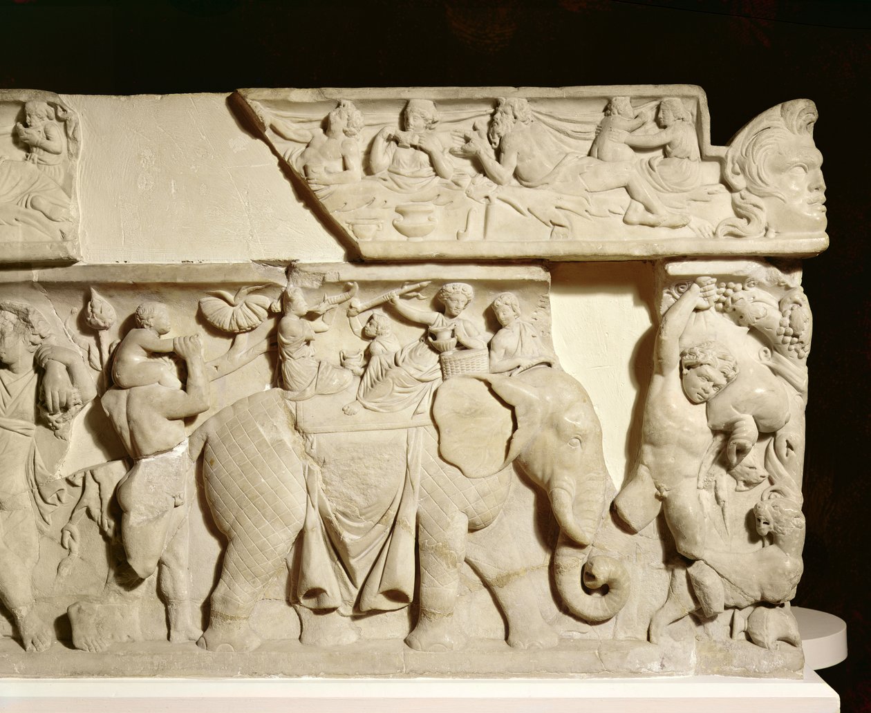 Triomfantelijke Terugkeer van Dionysos (detail) door Unbekannt