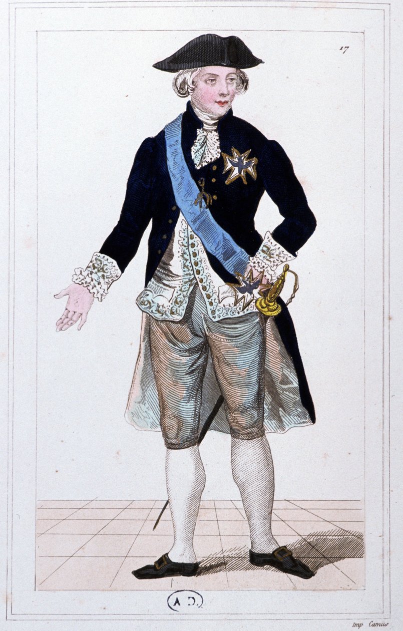 Generaal Lafayette commandant van de nationale garde, ca. 1810 (gravure) door Unbekannter Künstler