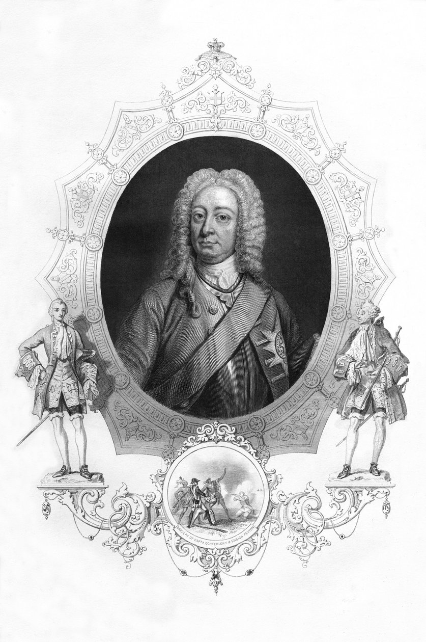 George II door Unbekannter Künstler