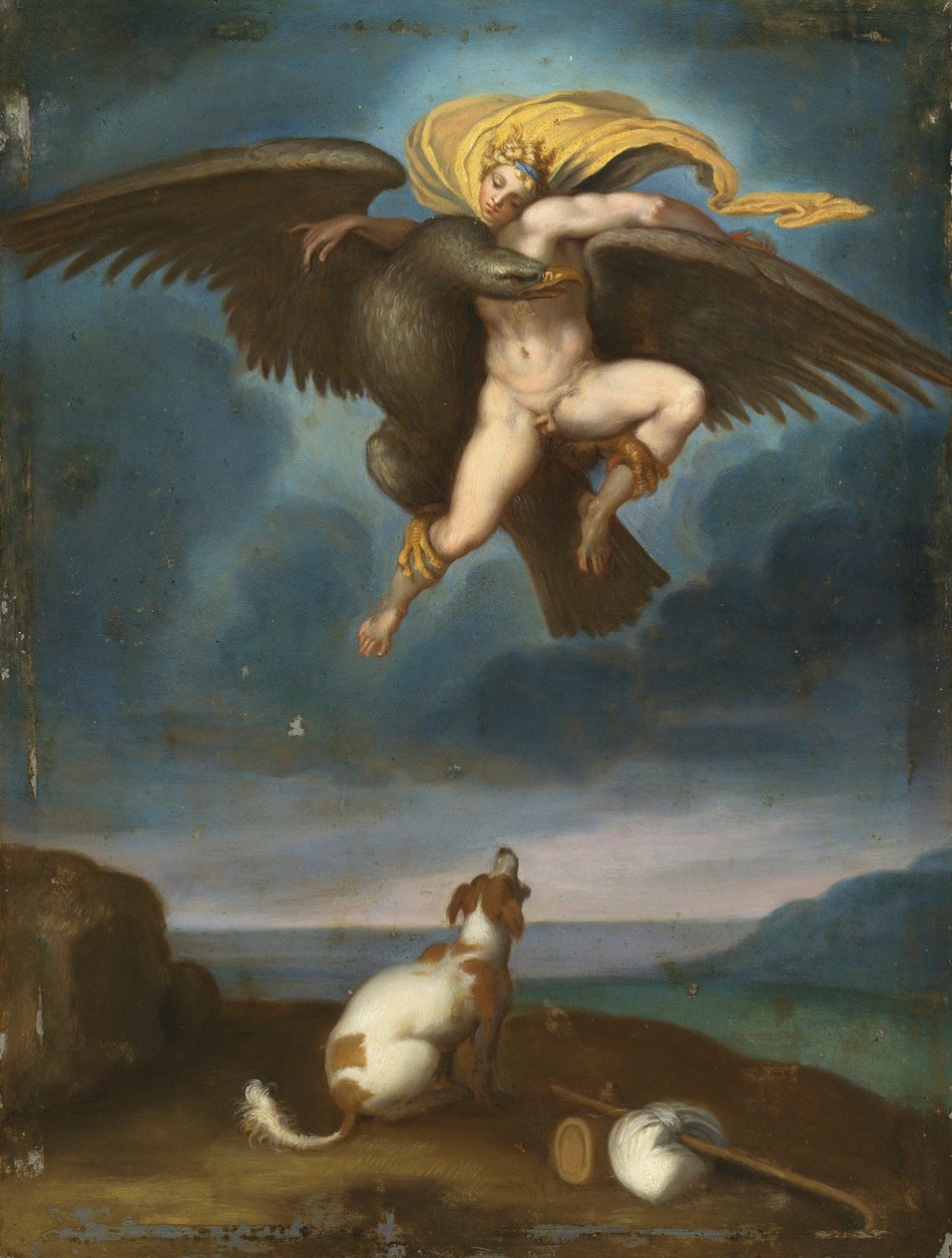 Giovanni Battista Naldini naar Michelangelo - Verkrachting van Ganymedes 2020 NYR 18715 0044 door Unbekannter Künstler
