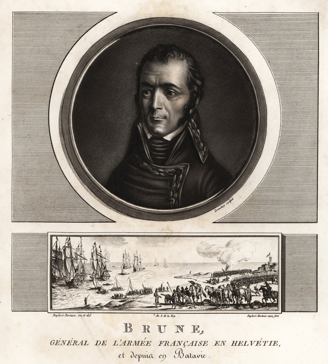 Guillaume Brune, Generaal van het Franse leger in Helvetië door Unbekannt