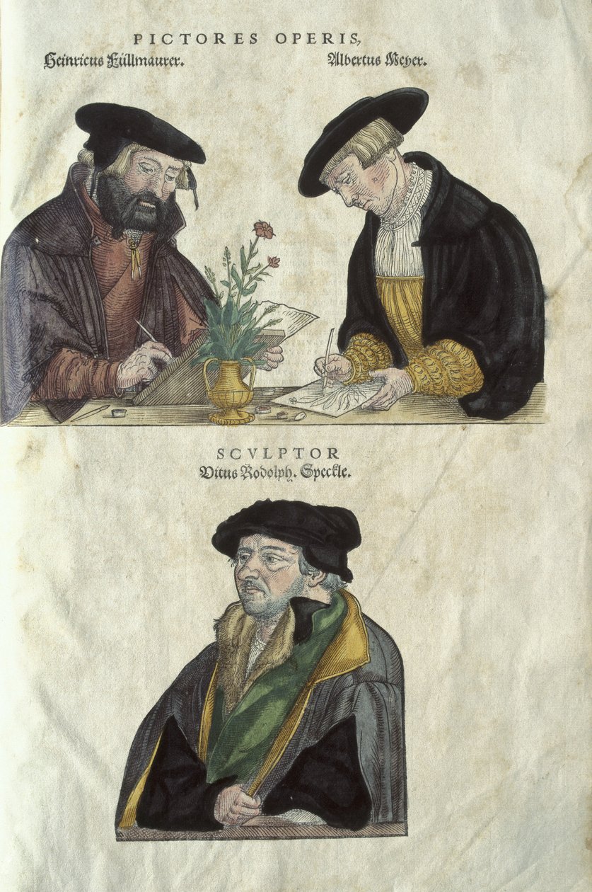 Herbals Albrecht Mayer, Veil Rudolph Speckle en Heinrich Fullmaurer door Unbekannt