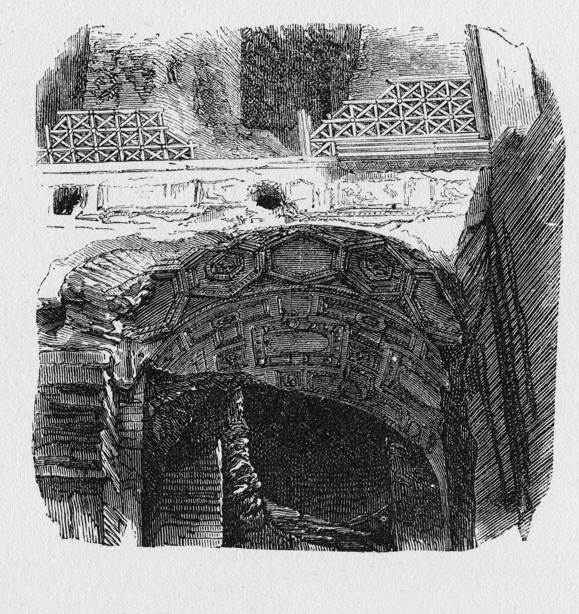 Geschiedenis van het oude Rome. Rome gravures van 1872 door Unbekannt