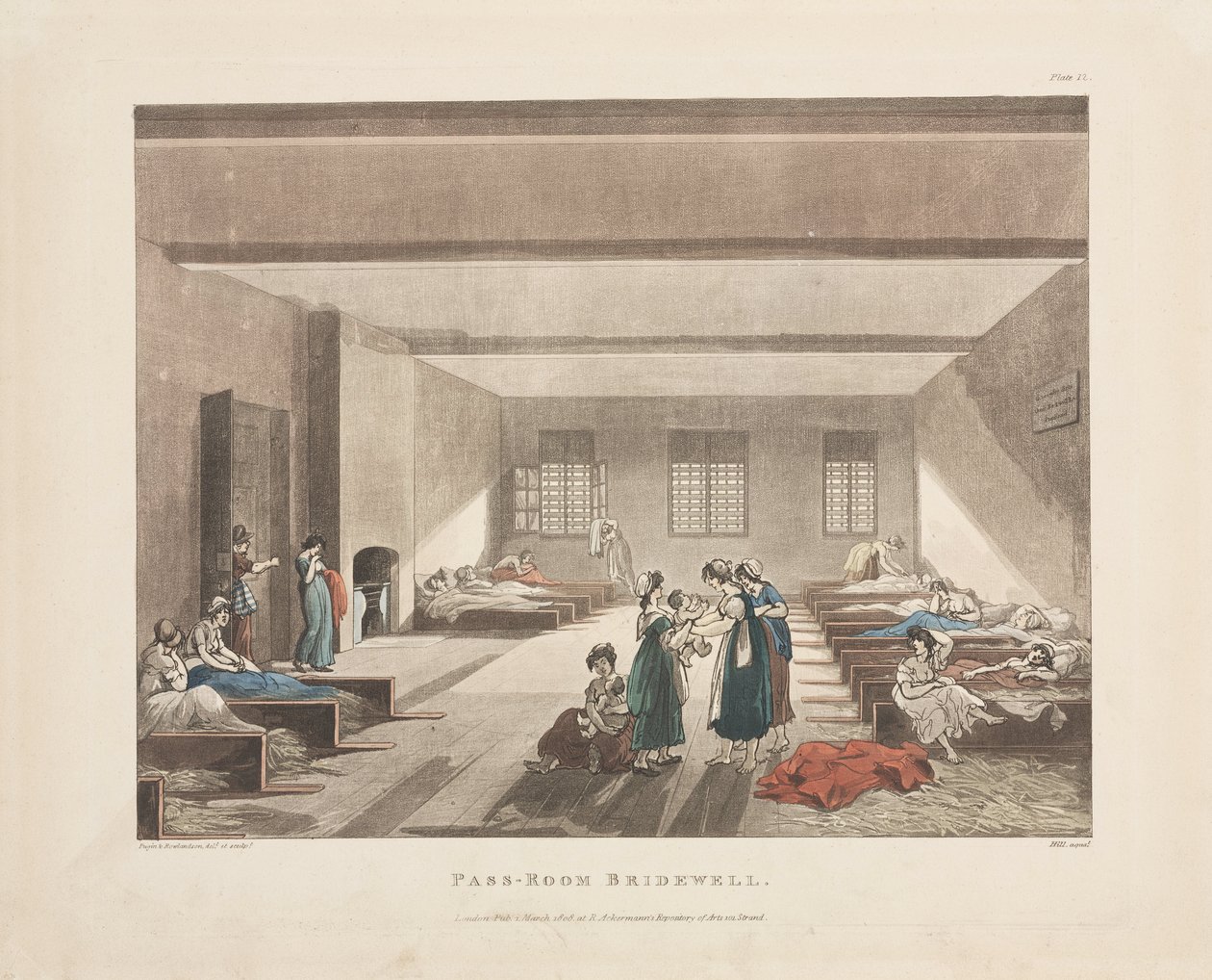 Ziekenhuizen Pass-room Bridewell door Unbekannter Künstler