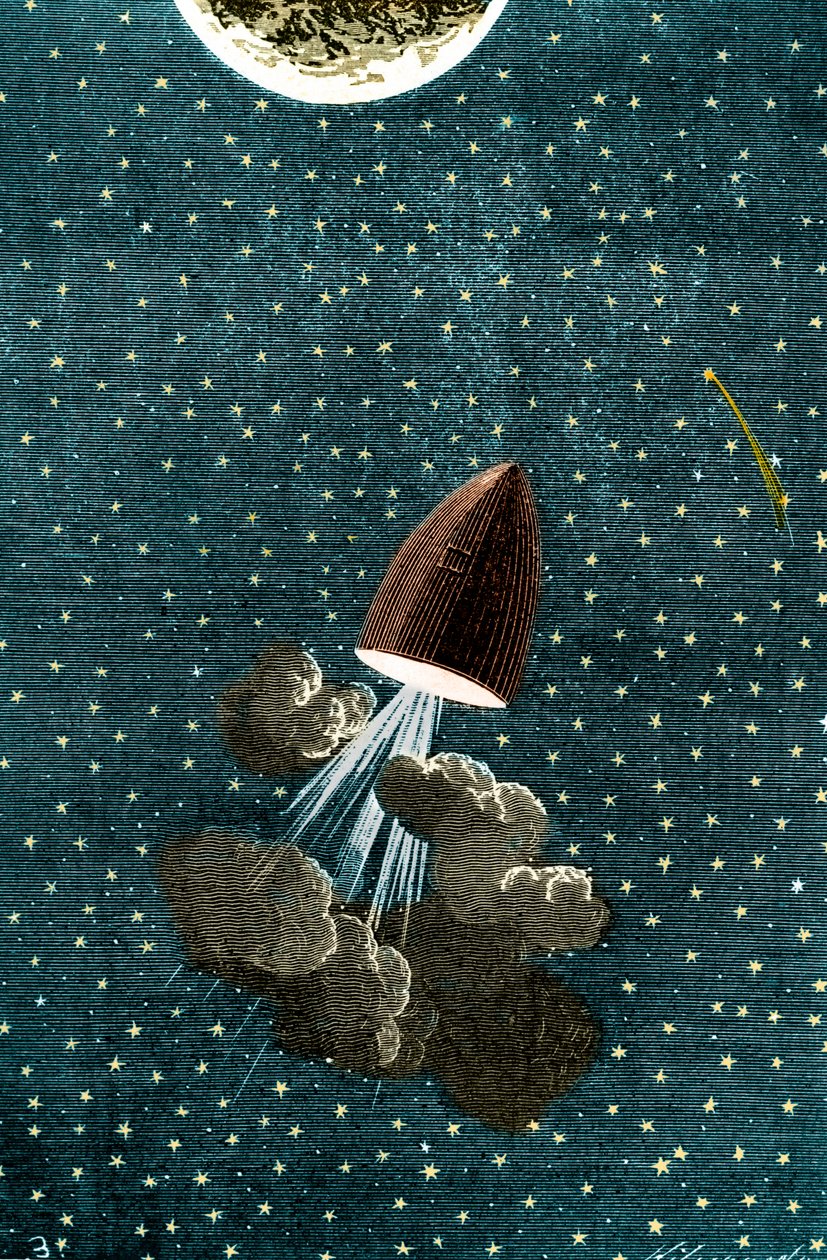 Illustratie van Jules Verne