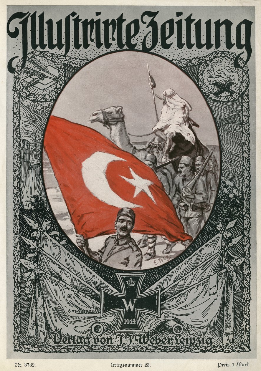 Illustrirte Zeitung: voorpagina, 7 januari 1915 door Unbekannter Künstler
