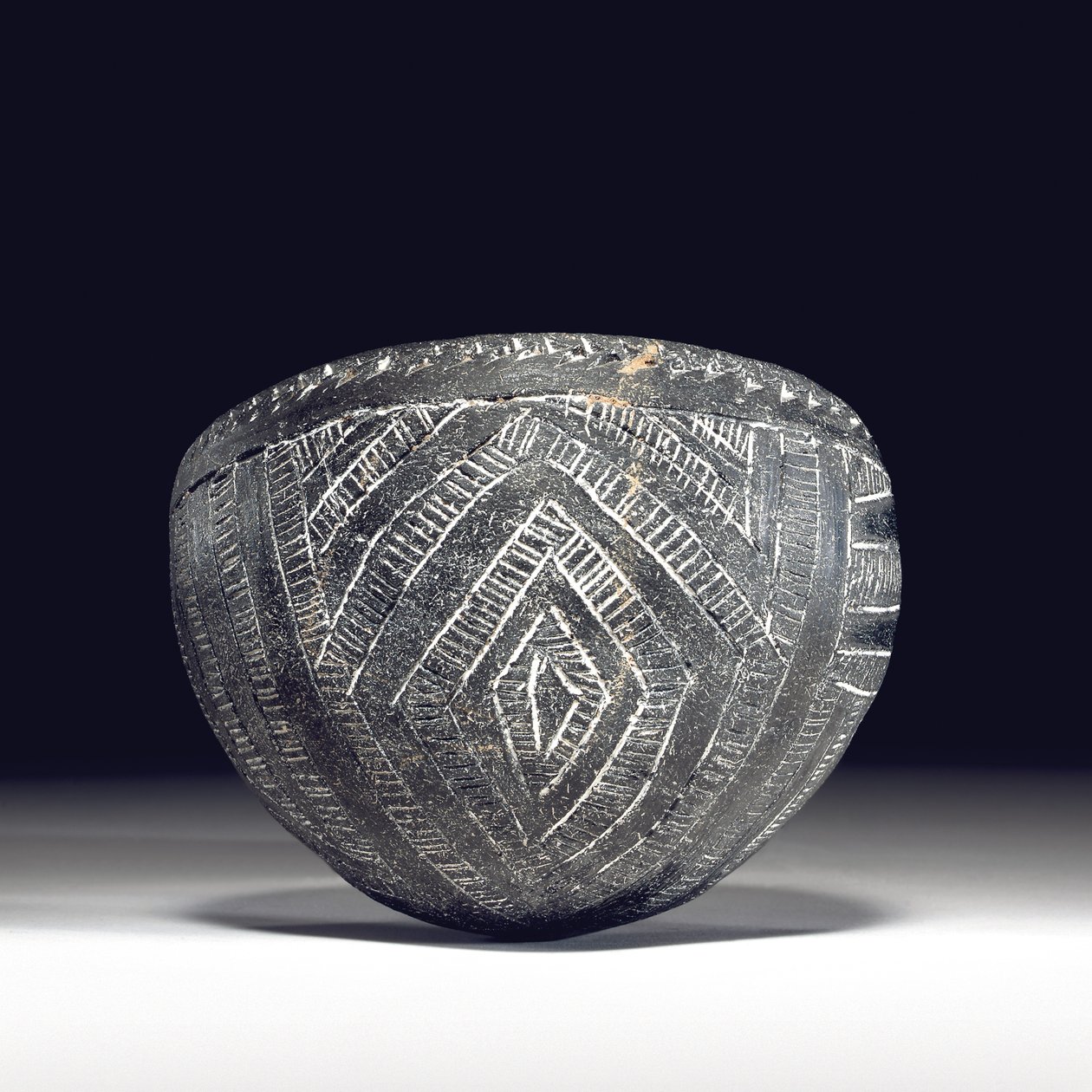 Ingesneden kom, Kerma C-groep, ca. 2050-1850 v.Chr. door Unbekannt