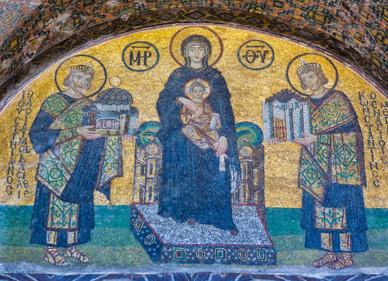 Istanbul, Turkije, Hagia Sophia (foto) door Unbekannt