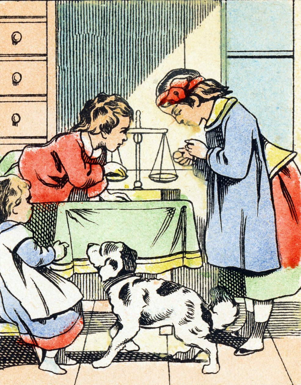 Spel: Het kleine winkeltje - Alfabet - Kindervermaak - Beeld van Epinal, populaire serie, ca. 1890 door Unbekannt