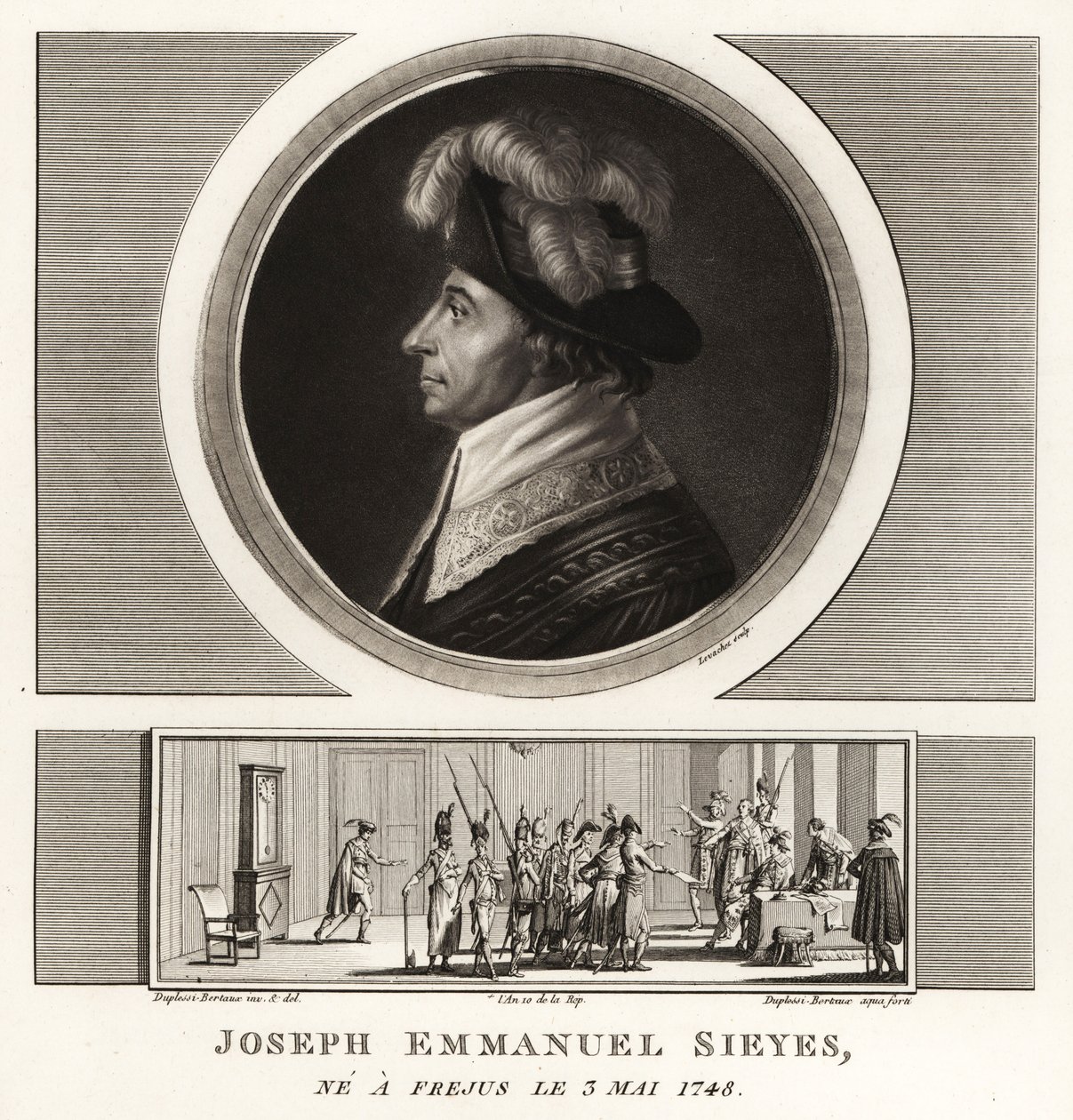 Joseph Emmanuel Sieyes, Franse politicus en theoreticus door Unbekannt