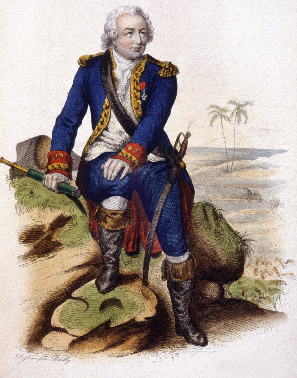 Louis-Antoine de Bougainville door Unbekannter Künstler