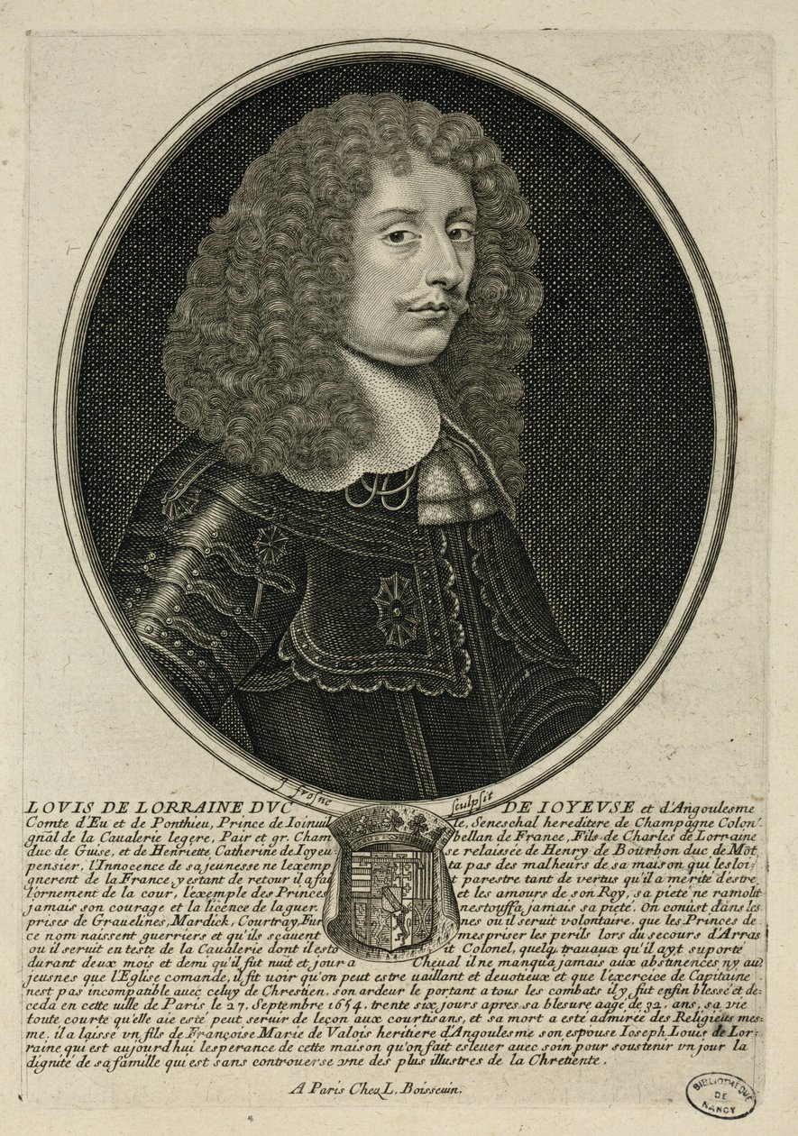 Louis de Lotharingen hertog van Joyeuse door Unbekannter Künstler